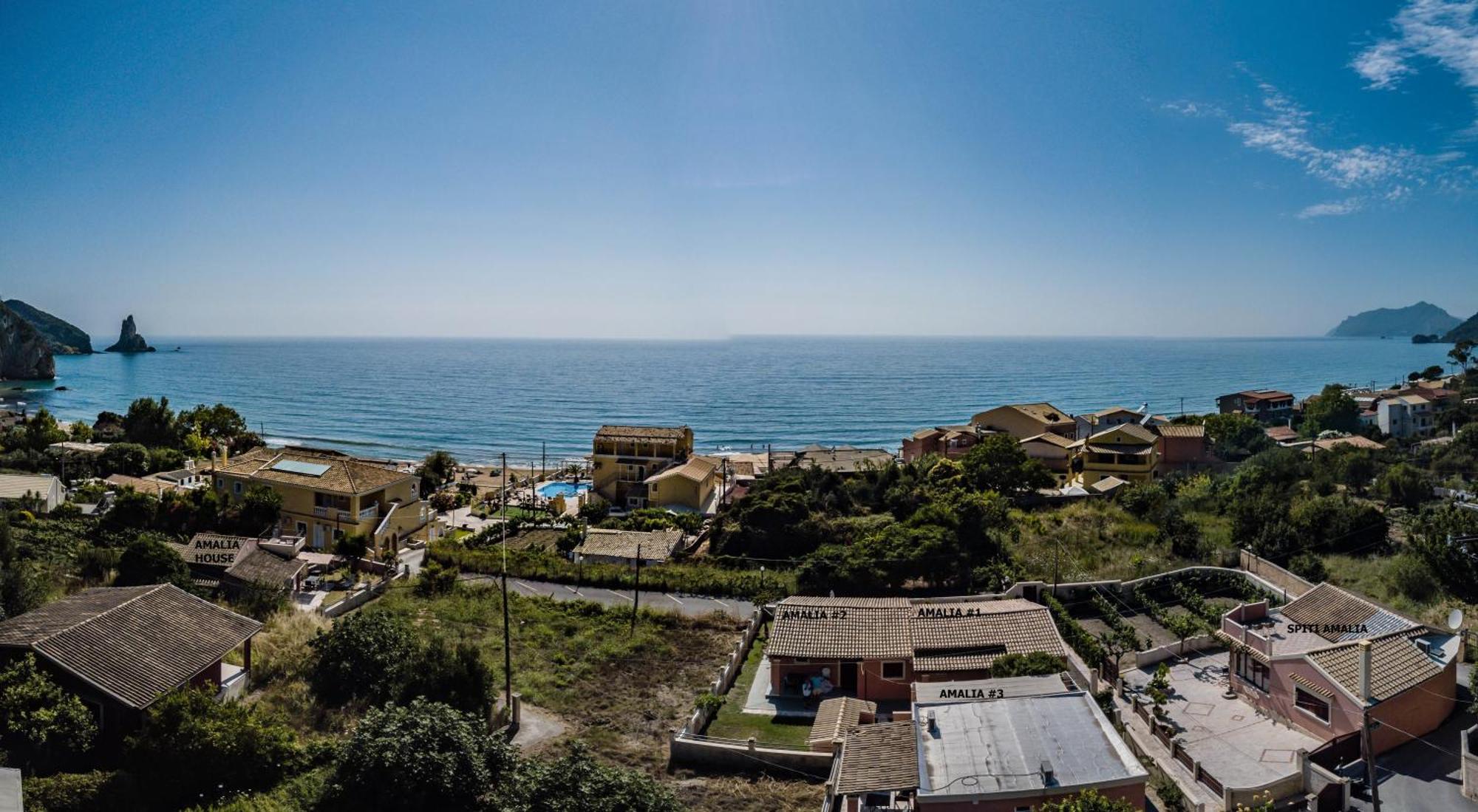 Amalia Cottages Agios Gordios  Exterior foto